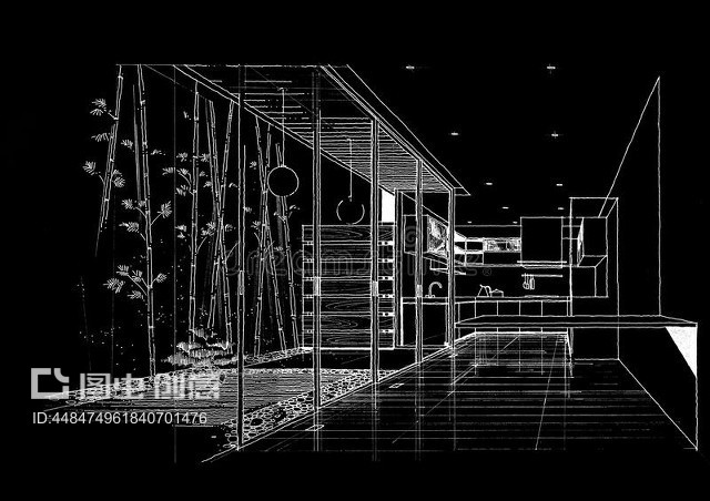 室内建筑景观草图 设计与装潢的艺术结合